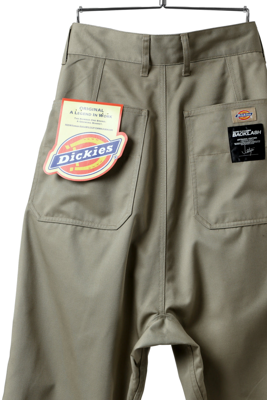 Load image into Gallery viewer, ISAMU KATAYAMA BACKLASH xx Dickies® DOUBLE KNEE PANTS (KHAKI)