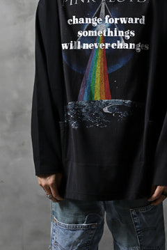 画像をギャラリービューアに読み込む, CHANGES VINTAGE REMAKE BOAT-NECK BAND L/S TEE (BLACK #E)