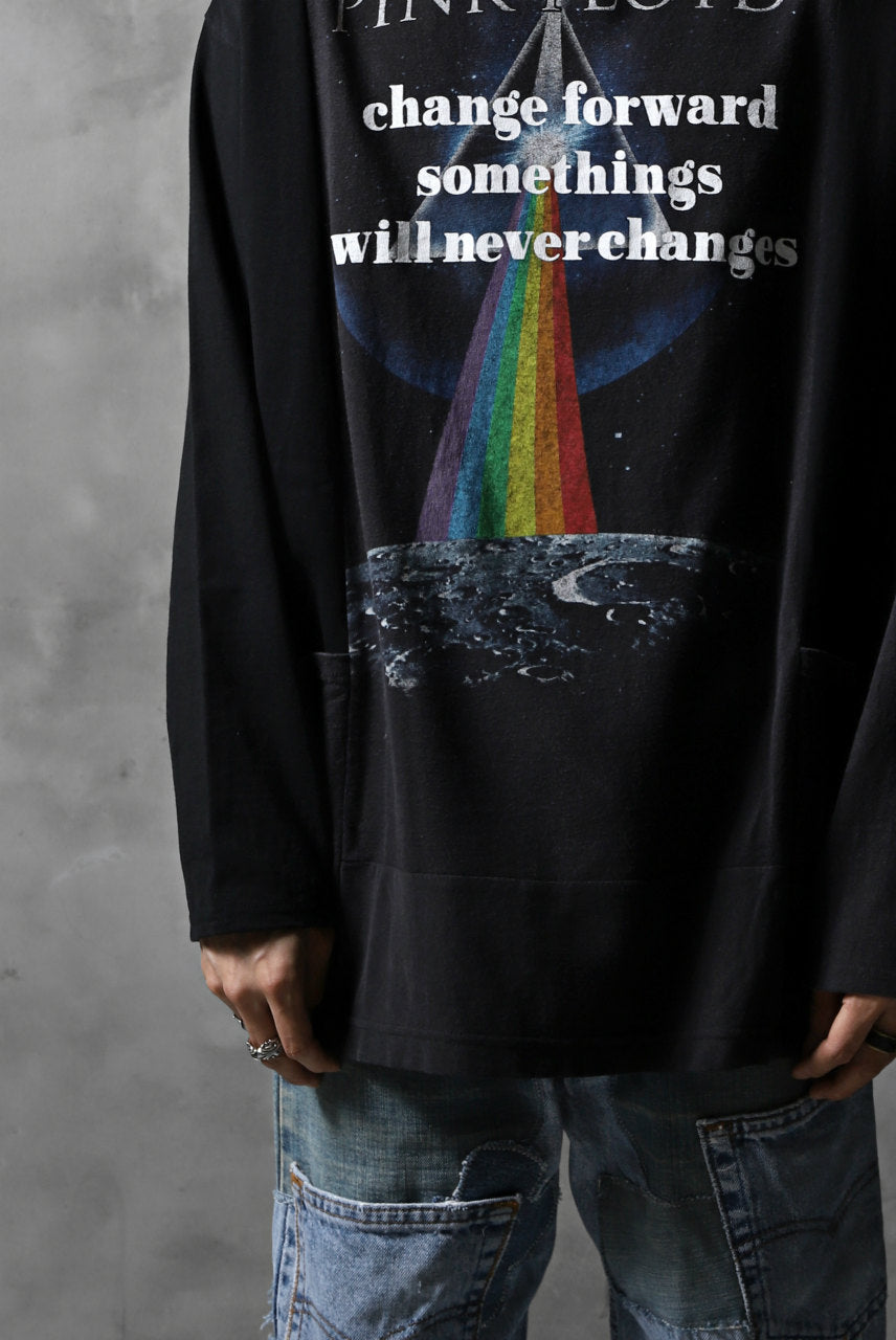 画像をギャラリービューアに読み込む, CHANGES VINTAGE REMAKE BOAT-NECK BAND L/S TEE (BLACK #E)
