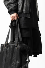 画像をギャラリービューアに読み込む, ierib exclusive 2way Doctors Bag with Strap Belt / FVT Oiled Horse (BLACK)