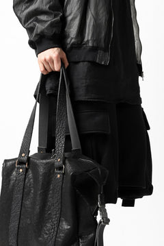 画像をギャラリービューアに読み込む, ierib exclusive 2way Doctors Bag with Strap Belt / FVT Oiled Horse (BLACK)
