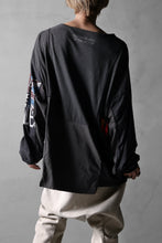 画像をギャラリービューアに読み込む, CHANGES VINTAGE REMAKE MULTI PANEL L/S TEE (BLACK #A)