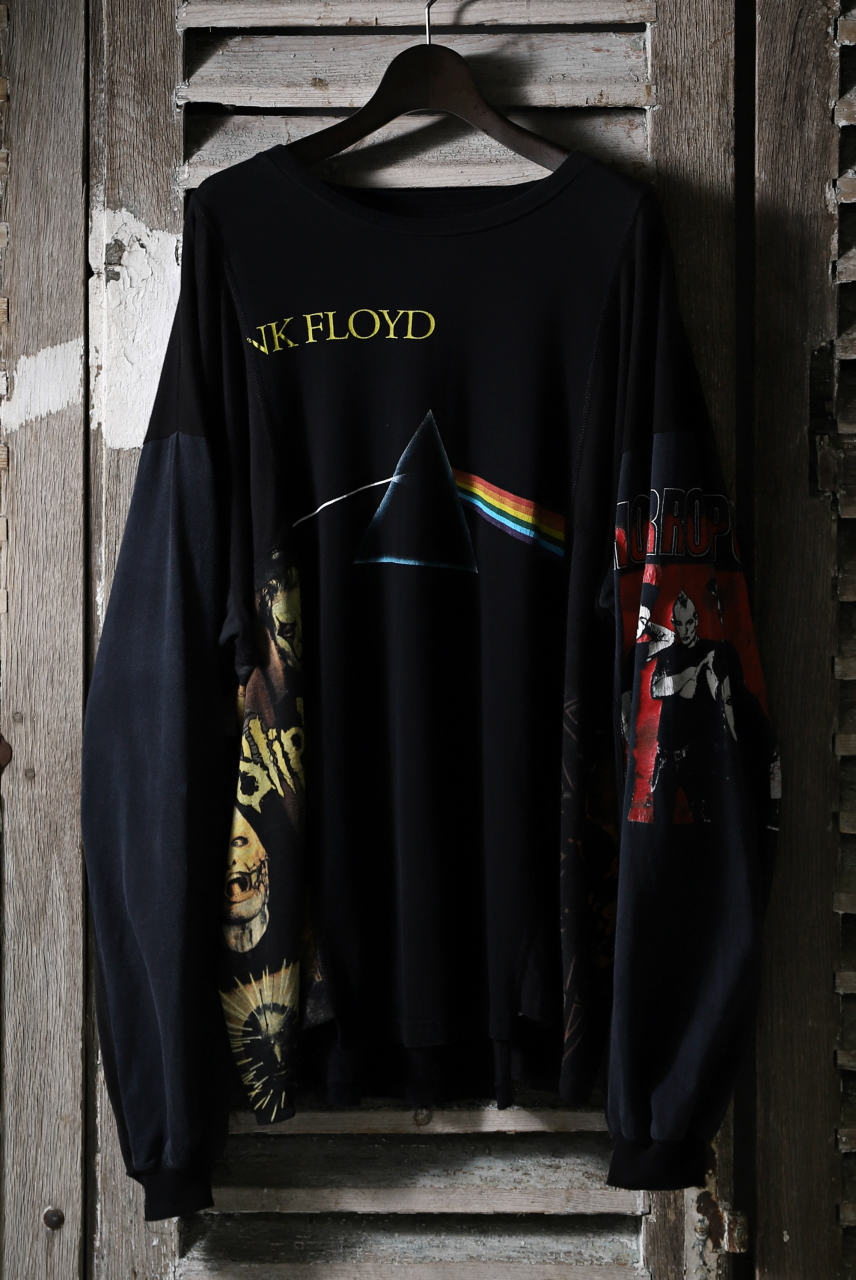 画像をギャラリービューアに読み込む, CHANGES VINTAGE REMAKE MULTI PANEL BAND L/S TEE (BLACK #B)