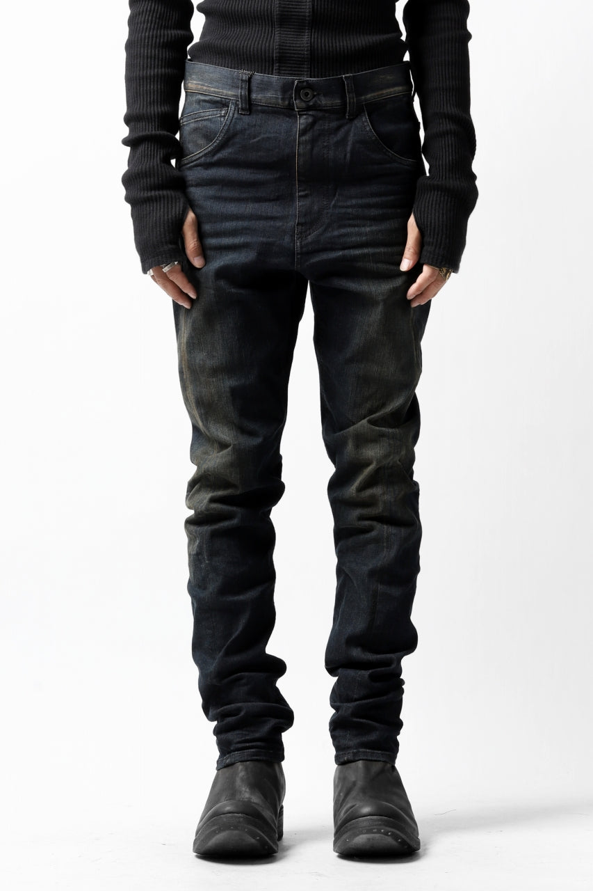 Load image into Gallery viewer, ISAMU KATAYAMA BACKLASH LOWCROTCH SLIM PANTS / HIGH POWER STRETCH DENIM (INDIGO)