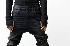 Load image into Gallery viewer, ISAMU KATAYAMA BACKLASH LOWCROTCH SLIM PANTS / HIGH POWER STRETCH DENIM (INDIGO)