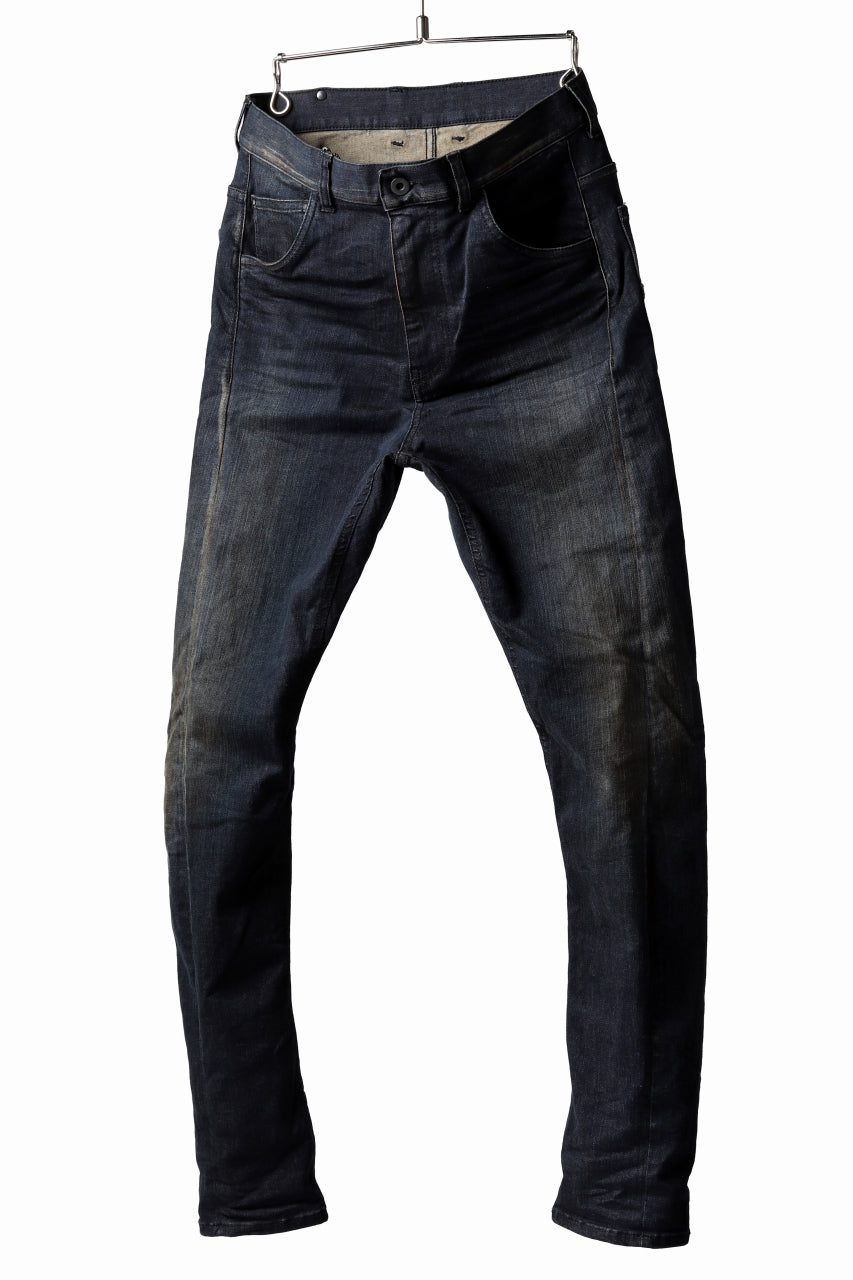 Load image into Gallery viewer, ISAMU KATAYAMA BACKLASH LOWCROTCH SLIM PANTS / HIGH POWER STRETCH DENIM (INDIGO)