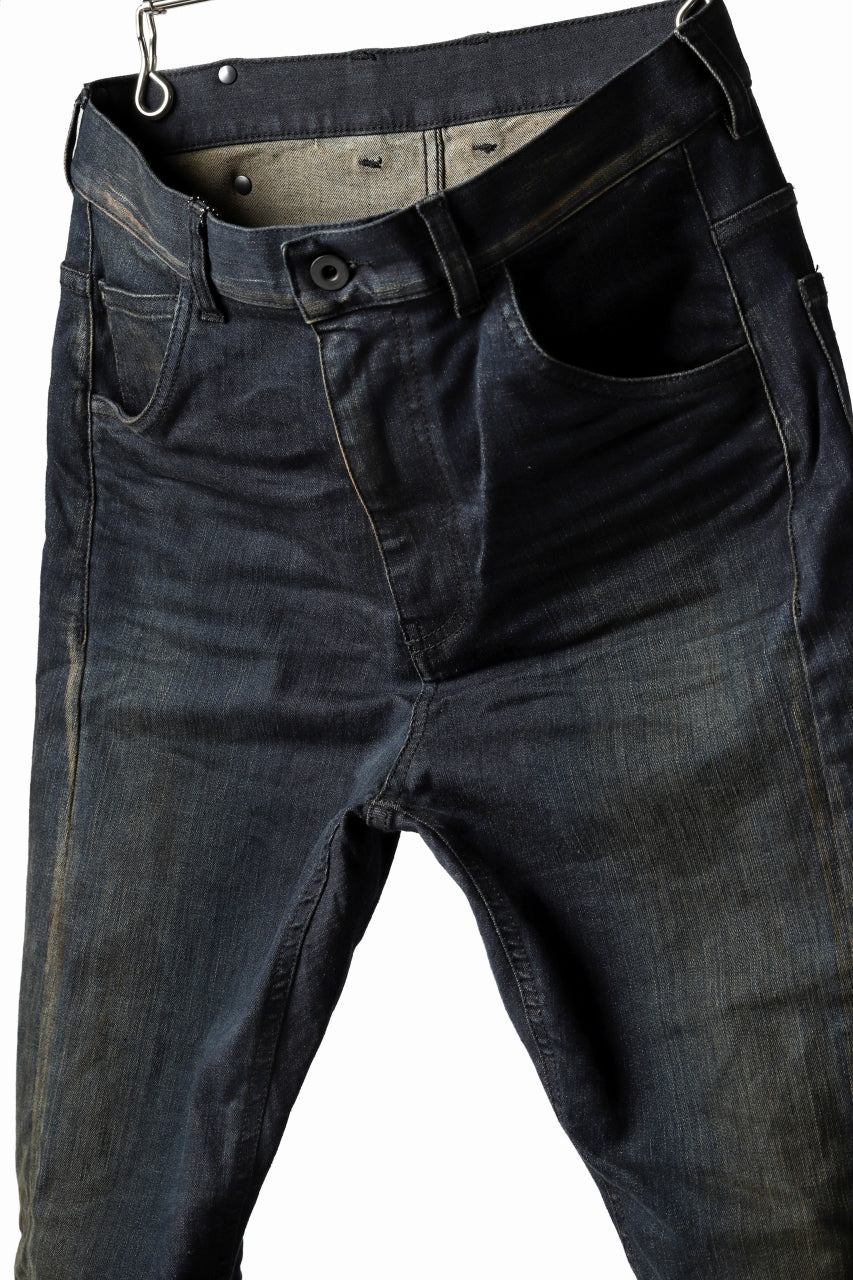 Load image into Gallery viewer, ISAMU KATAYAMA BACKLASH LOWCROTCH SLIM PANTS / HIGH POWER STRETCH DENIM (INDIGO)