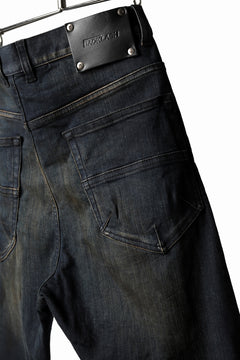 Load image into Gallery viewer, ISAMU KATAYAMA BACKLASH LOWCROTCH SLIM PANTS / HIGH POWER STRETCH DENIM (INDIGO)