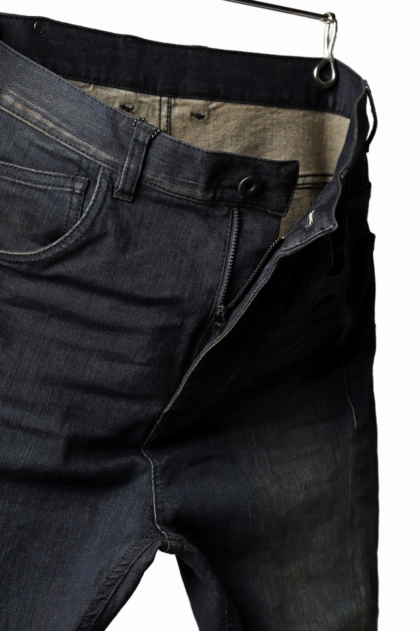Load image into Gallery viewer, ISAMU KATAYAMA BACKLASH LOWCROTCH SLIM PANTS / HIGH POWER STRETCH DENIM (INDIGO)