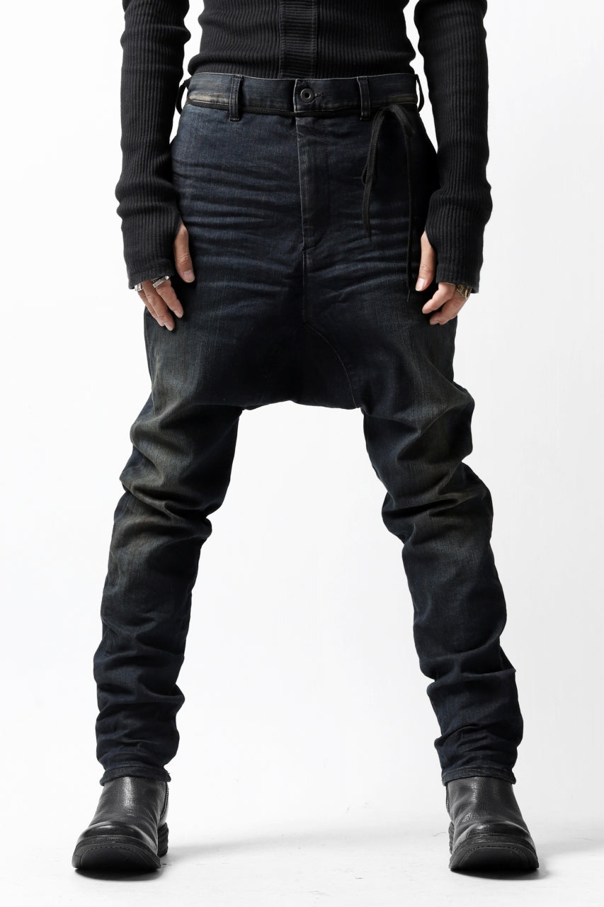 Load image into Gallery viewer, ISAMU KATAYAMA BACKLASH SARROUEL PANTS / HIGH POWER STRETCH DENIM (INDIGO)