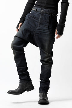 Load image into Gallery viewer, ISAMU KATAYAMA BACKLASH SARROUEL PANTS / HIGH POWER STRETCH DENIM (INDIGO)