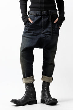 Load image into Gallery viewer, ISAMU KATAYAMA BACKLASH SARROUEL PANTS / HIGH POWER STRETCH DENIM (INDIGO)