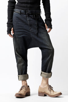 Load image into Gallery viewer, ISAMU KATAYAMA BACKLASH SARROUEL PANTS / HIGH POWER STRETCH DENIM (INDIGO)