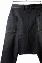 Load image into Gallery viewer, ISAMU KATAYAMA BACKLASH SARROUEL PANTS / HIGH POWER STRETCH DENIM (INDIGO)