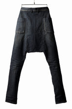 Load image into Gallery viewer, ISAMU KATAYAMA BACKLASH SARROUEL PANTS / HIGH POWER STRETCH DENIM (INDIGO)