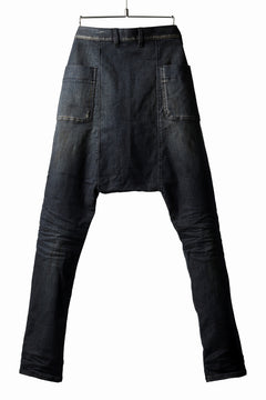 Load image into Gallery viewer, ISAMU KATAYAMA BACKLASH SARROUEL PANTS / HIGH POWER STRETCH DENIM (INDIGO)