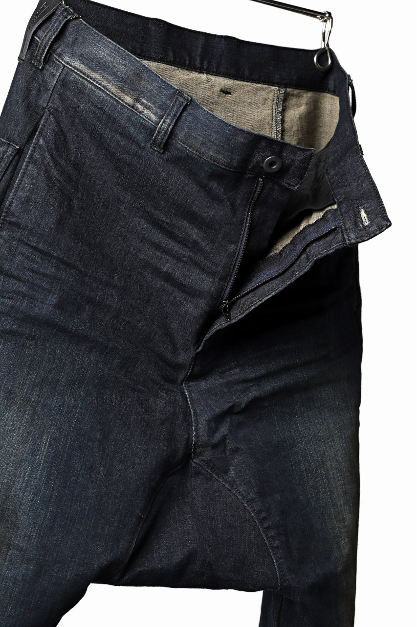 Load image into Gallery viewer, ISAMU KATAYAMA BACKLASH SARROUEL PANTS / HIGH POWER STRETCH DENIM (INDIGO)