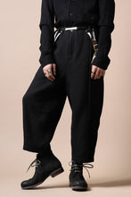 画像をギャラリービューアに読み込む, Aleksandr Manamis Slit Cropped Pant with Suspender (BLACK)