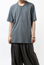 Load image into Gallery viewer, ierib raw edge Tee type-H  / light jersey (BLUE GREY)