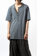 Load image into Gallery viewer, ierib raw edge Tee type-H  / light jersey (BLUE GREY)