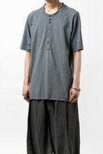 Load image into Gallery viewer, ierib raw edge Tee type-H  / light jersey (BLUE GREY)