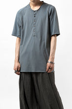 Load image into Gallery viewer, ierib raw edge Tee type-H  / light jersey (BLUE GREY)