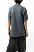Load image into Gallery viewer, ierib raw edge Tee type-H  / light jersey (BLUE GREY)