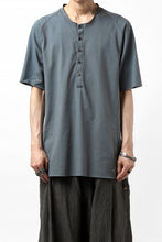 Load image into Gallery viewer, ierib raw edge Tee type-H  / light jersey (BLUE GREY)