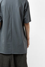 Load image into Gallery viewer, ierib exclusive raw edge Tee type-R  / light jersey (BLUE GREY)
