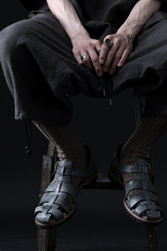 画像をギャラリービューアに読み込む, ierib gurkha shoes / White Waxy Horse Butt (BLACK)