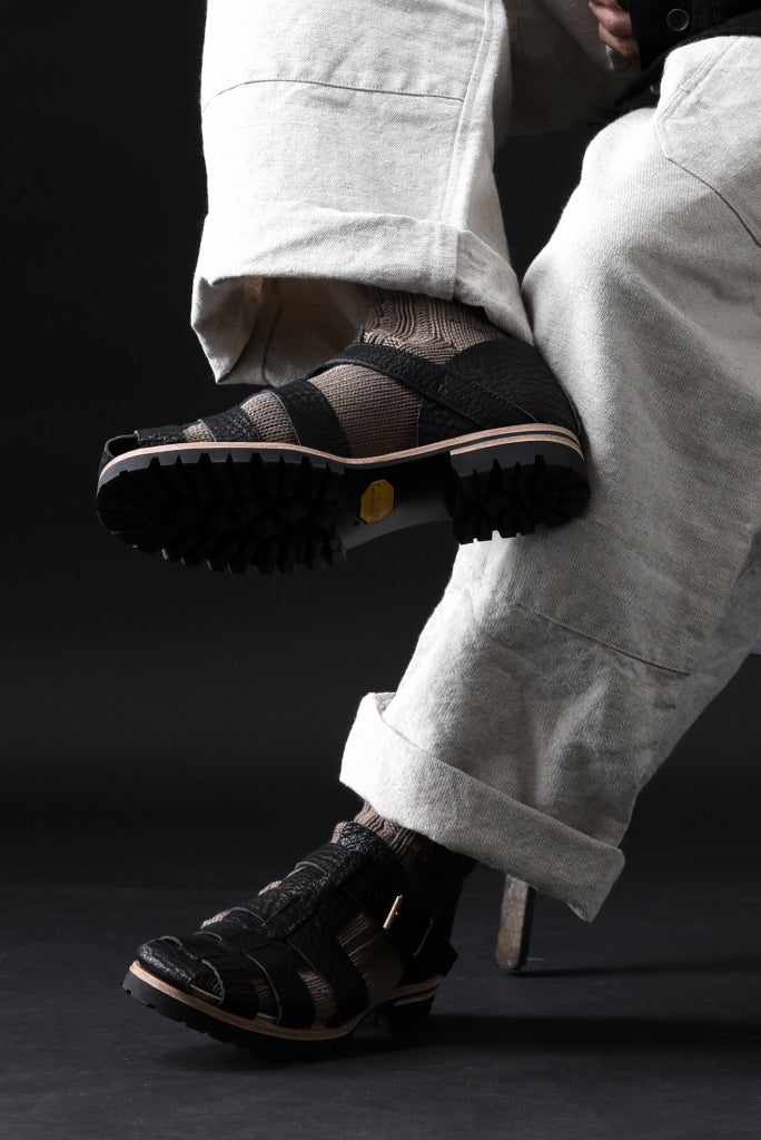 画像をギャラリービューアに読み込む, ierib gurkha shoes / kesennuma Shark (BLACK)