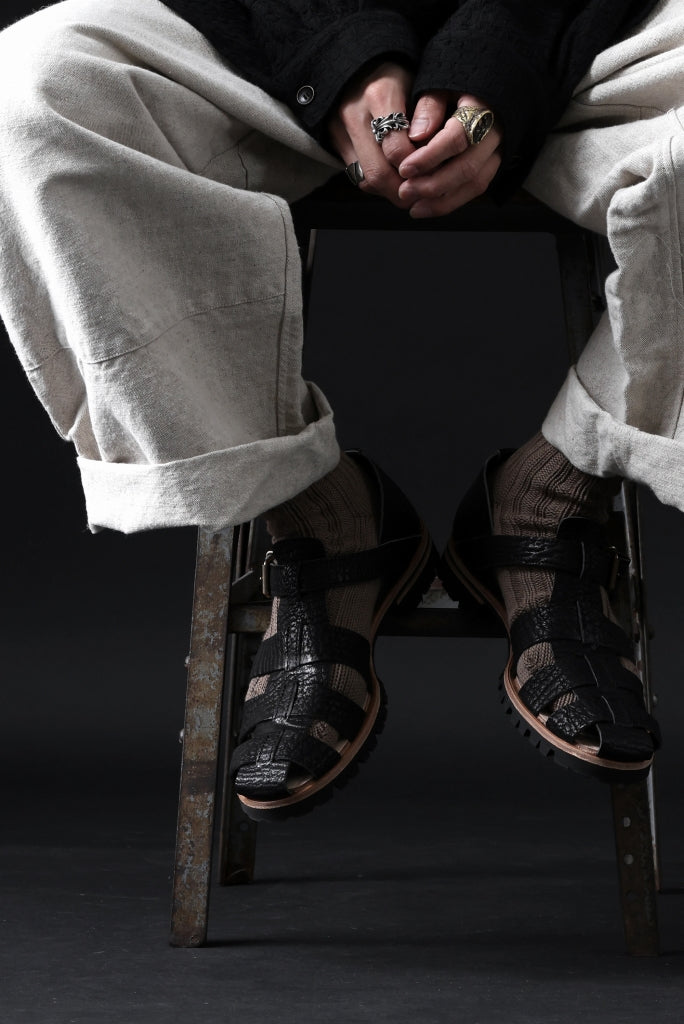 画像をギャラリービューアに読み込む, ierib gurkha shoes / kesennuma Shark (BLACK)