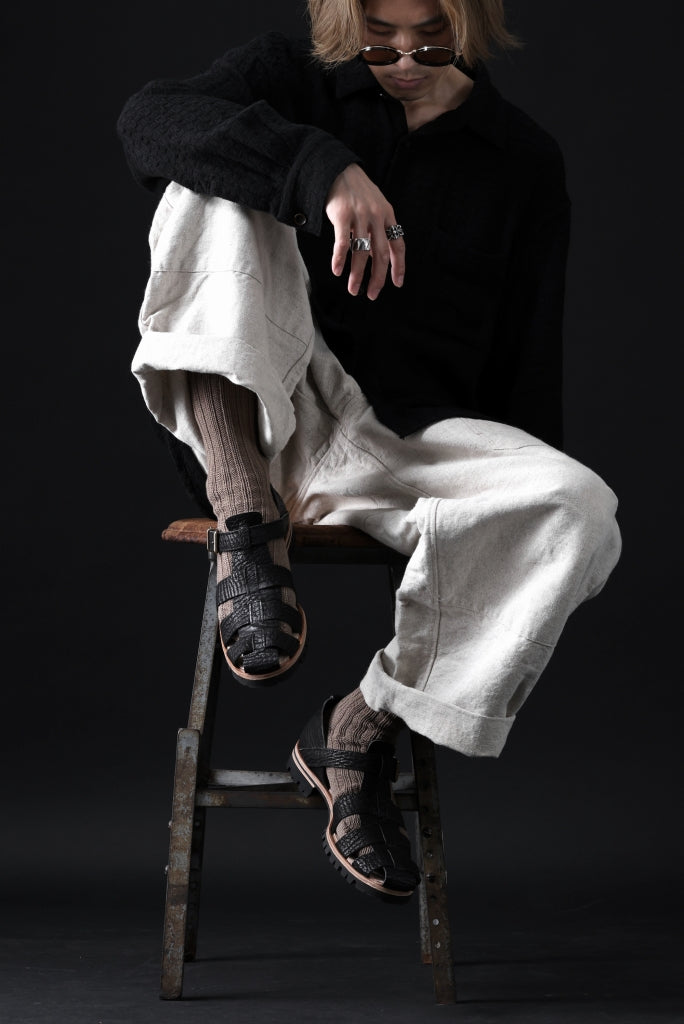 画像をギャラリービューアに読み込む, ierib gurkha shoes / kesennuma Shark (BLACK)