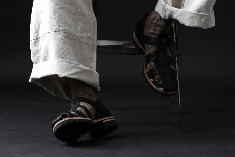 画像をギャラリービューアに読み込む, ierib gurkha shoes / kesennuma Shark (BLACK)