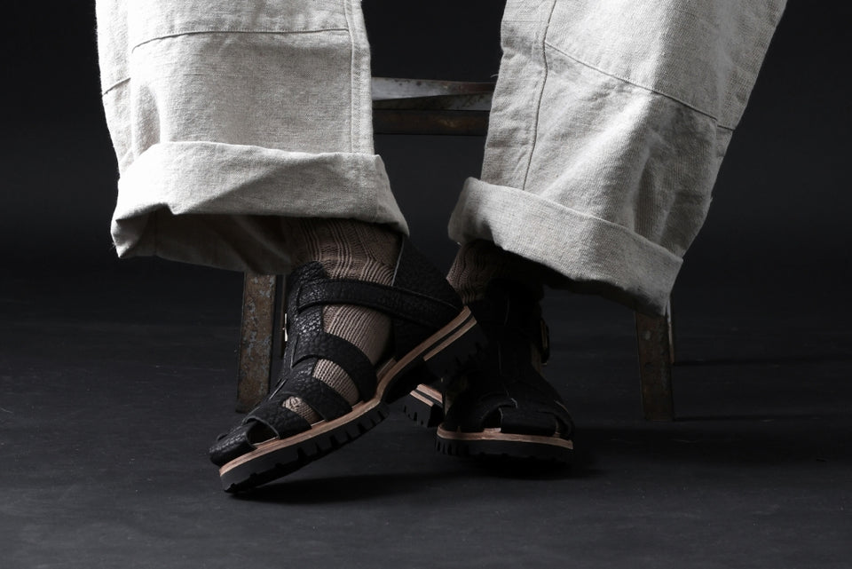 画像をギャラリービューアに読み込む, ierib gurkha shoes / kesennuma Shark (BLACK)