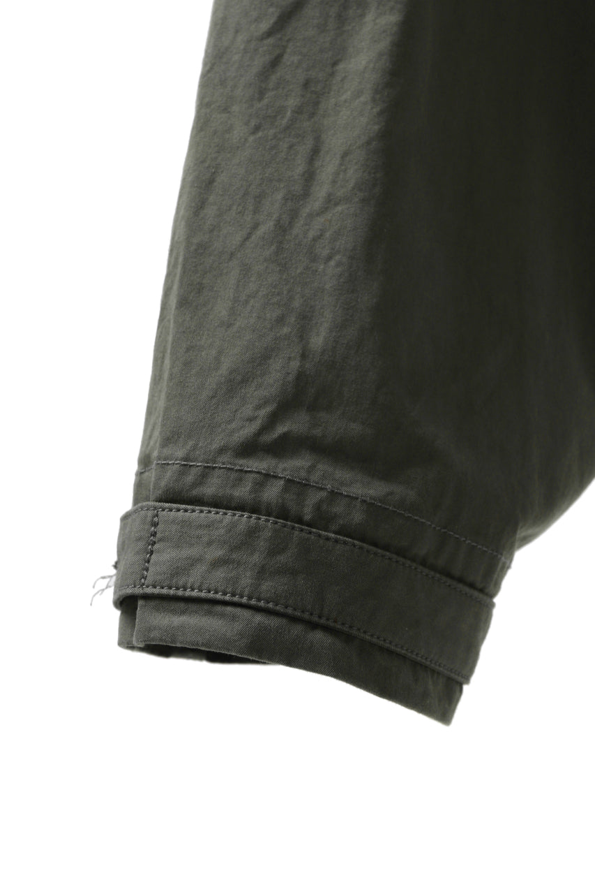 Load image into Gallery viewer, KLASICA GARNER EXTRA WIDE STRING TROUSERS / HIGH DENSITY MATT TWILL (OLIVE)