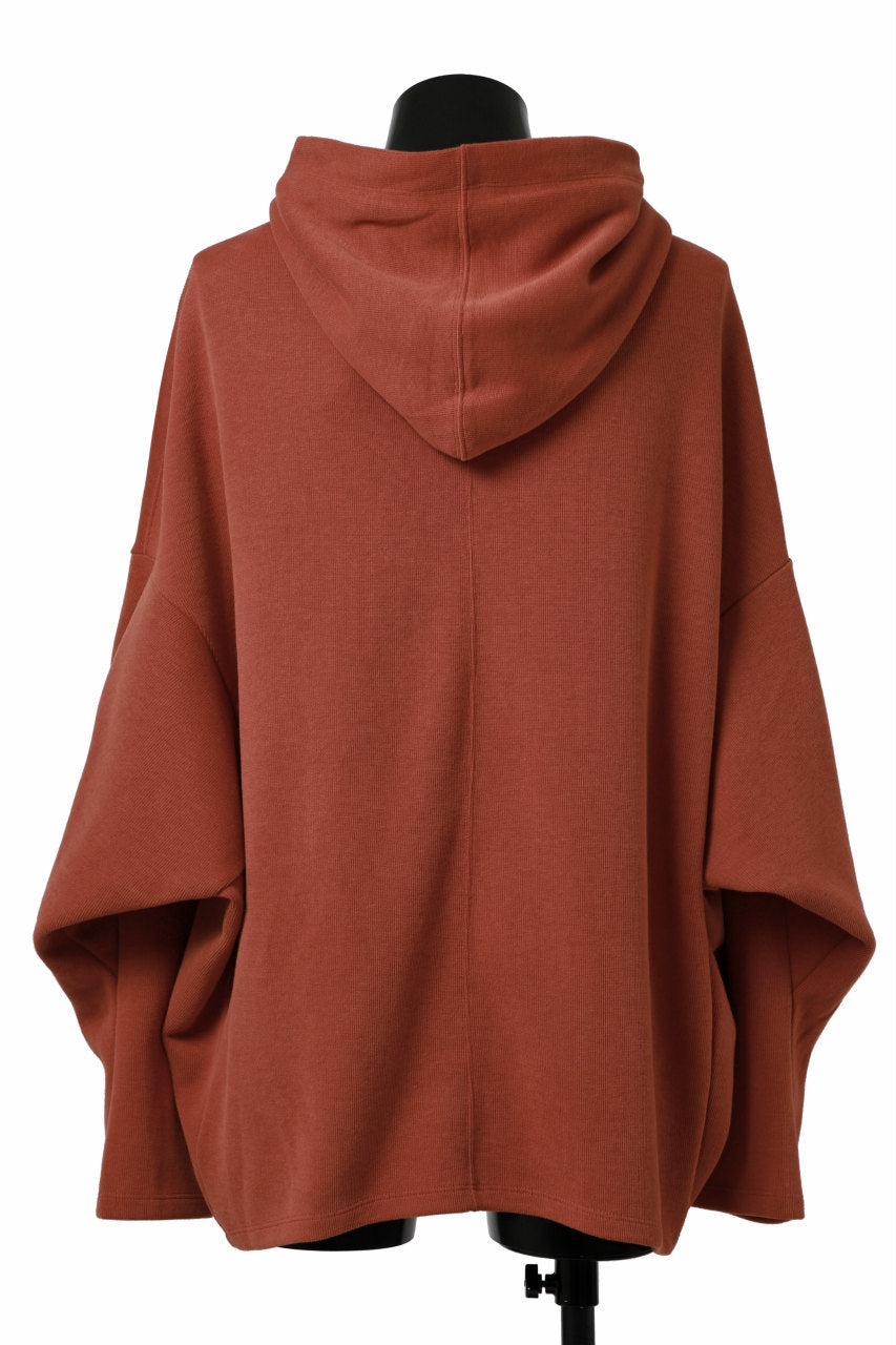 画像をギャラリービューアに読み込む, A.F ARTEFACT DOLMAN HOODIE PULLOVER / COPE KNIT JERSEY (ORANGE)