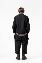 画像をギャラリービューアに読み込む, KLASICA BARREL SUSPENDER TROUSERS / WOOL FLANNEL (VINTAGE STRIPE)
