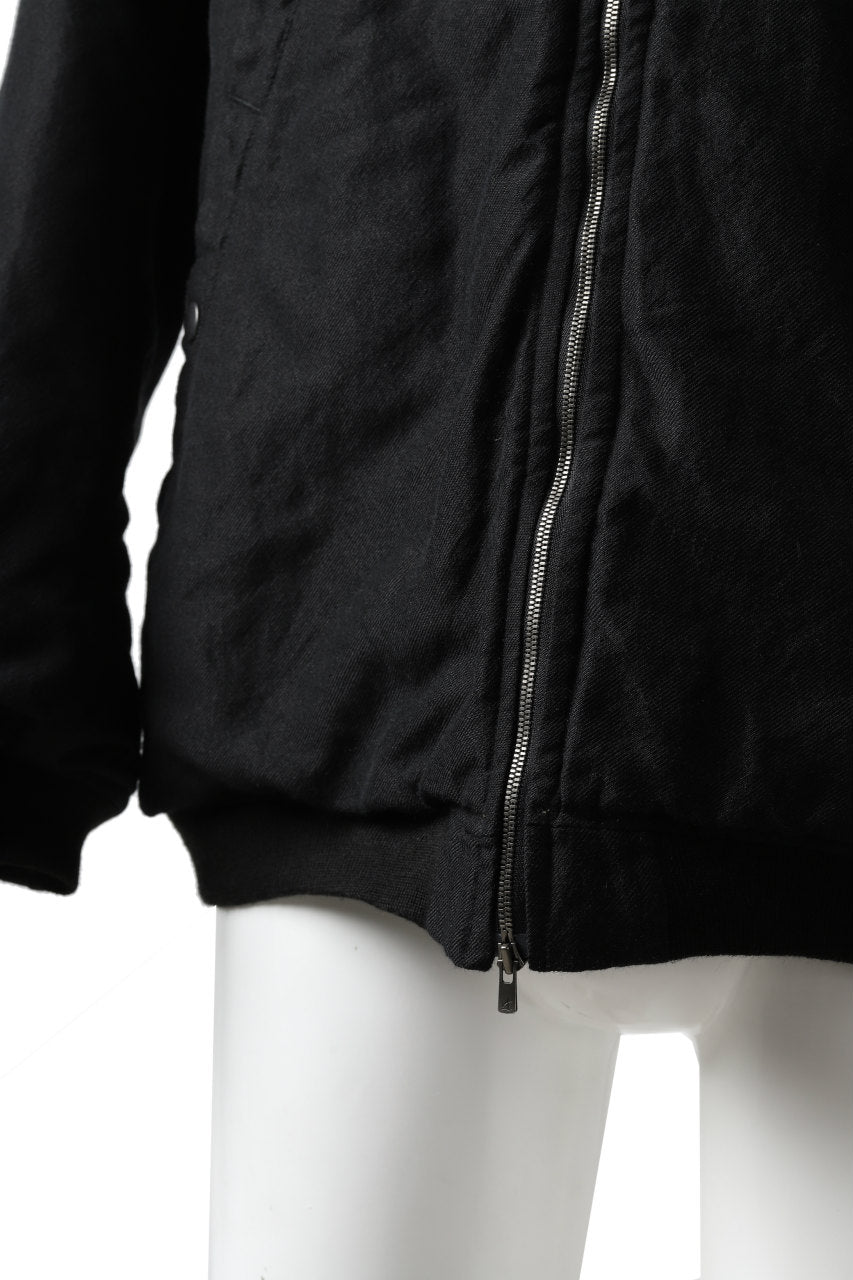 画像をギャラリービューアに読み込む, KLASICA FLPC-1 FLIGHT JACKET with BONDED LINING / SERGE WOOL&RAMIE (IRON)
