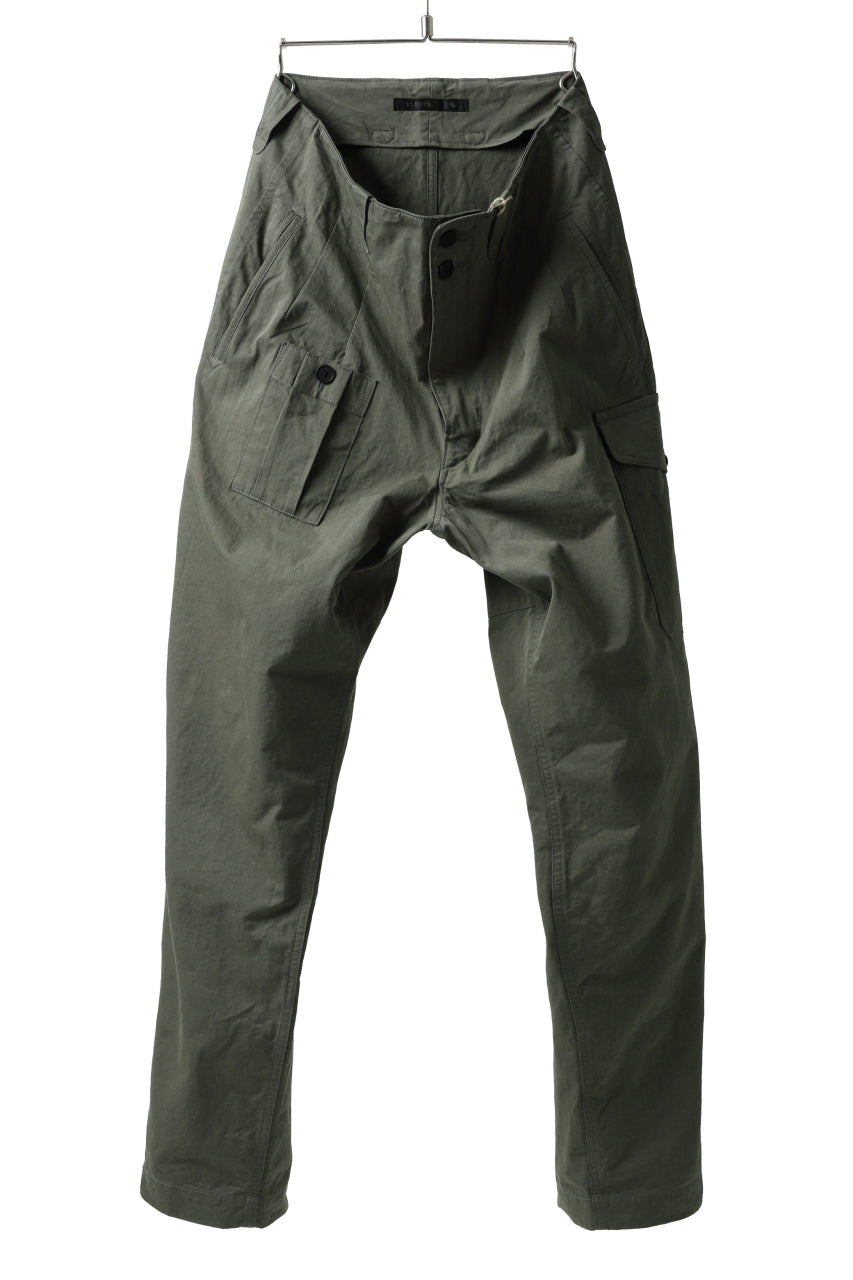 画像をギャラリービューアに読み込む, KLASICA 1960 (C-Twill) CARGO POCKET TROUSERS / HIGH DENSITY MATT TWILL (OLIVE)