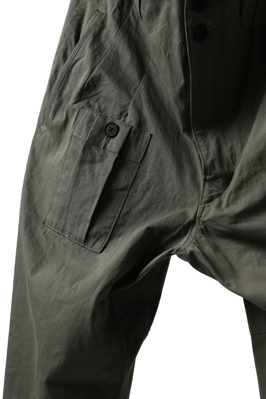 画像をギャラリービューアに読み込む, KLASICA 1960 (C-Twill) CARGO POCKET TROUSERS / HIGH DENSITY MATT TWILL (OLIVE)