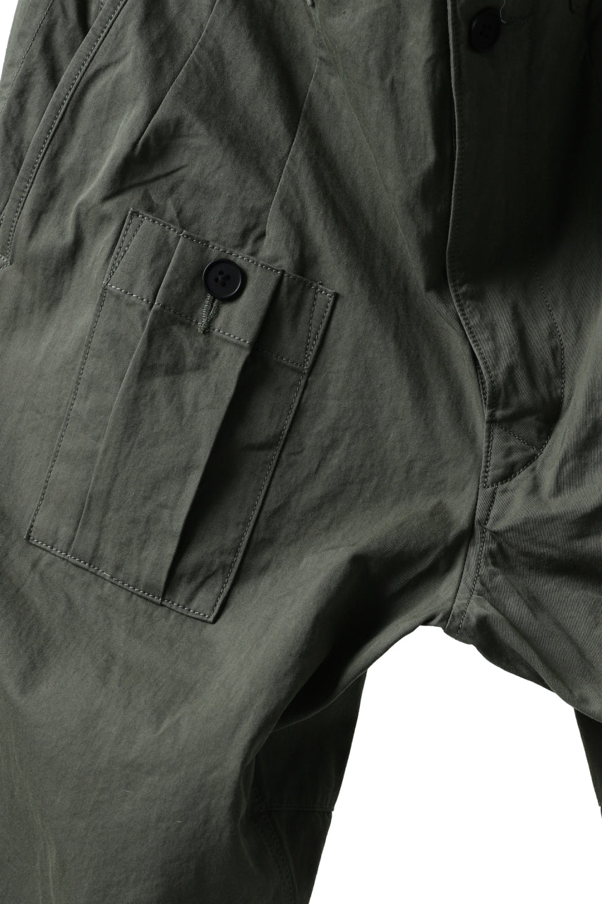 画像をギャラリービューアに読み込む, KLASICA 1960 (C-Twill) CARGO POCKET TROUSERS / HIGH DENSITY MATT TWILL (OLIVE)