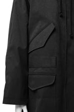 画像をギャラリービューアに読み込む, COLINA M-1947 HOOD PARKA COAT / HIGH DENSITY MILICLOTH &amp; CLIMASHIELD® (BLACK)