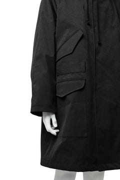 画像をギャラリービューアに読み込む, COLINA M-1947 HOOD PARKA COAT / HIGH DENSITY MILICLOTH &amp; CLIMASHIELD® (BLACK)