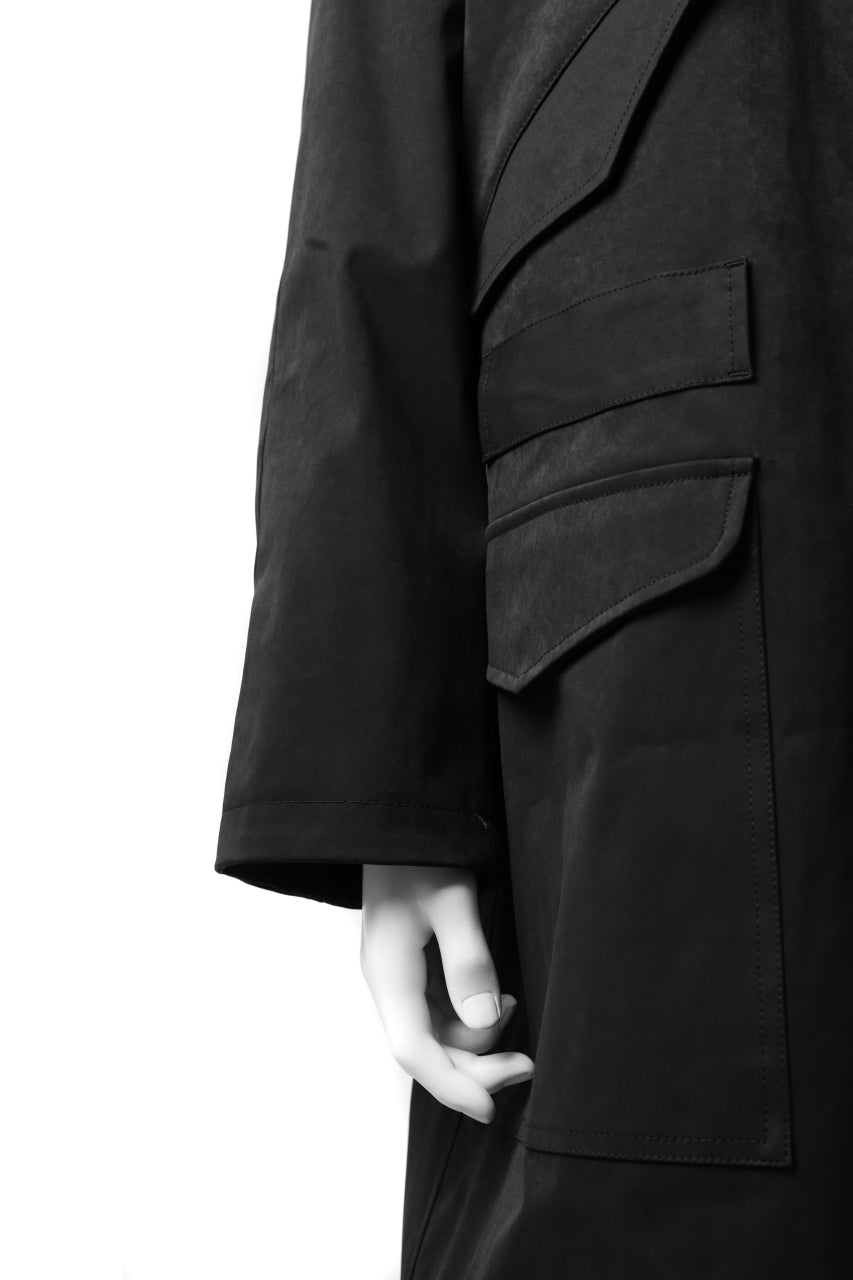 画像をギャラリービューアに読み込む, COLINA M-1947 HOOD PARKA COAT / HIGH DENSITY MILICLOTH &amp; CLIMASHIELD® (BLACK)