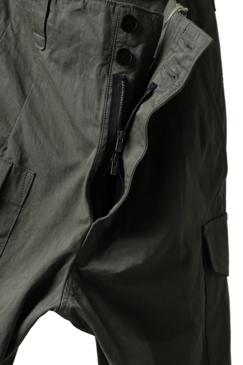 画像をギャラリービューアに読み込む, KLASICA 1960 (C-Twill) CARGO POCKET TROUSERS / HIGH DENSITY MATT TWILL (OLIVE)