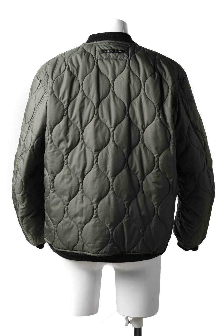 画像をギャラリービューアに読み込む, KLASICA FLPC-1 FLIGHT JACKET with BONDED LINING / SERGE WOOL&RAMIE (IRON)