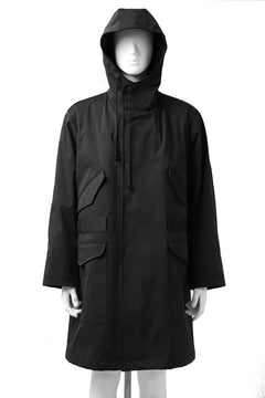 画像をギャラリービューアに読み込む, COLINA M-1947 HOOD PARKA COAT / HIGH DENSITY MILICLOTH &amp; CLIMASHIELD® (BLACK)