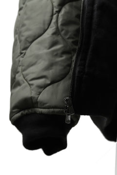 画像をギャラリービューアに読み込む, KLASICA FLPC-1 FLIGHT JACKET with BONDED LINING / SERGE WOOL&RAMIE (IRON)