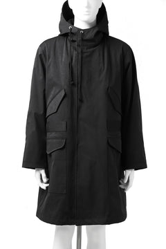 画像をギャラリービューアに読み込む, COLINA M-1947 HOOD PARKA COAT / HIGH DENSITY MILICLOTH &amp; CLIMASHIELD® (BLACK)